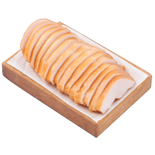 Gerookte kipfilet gesneden